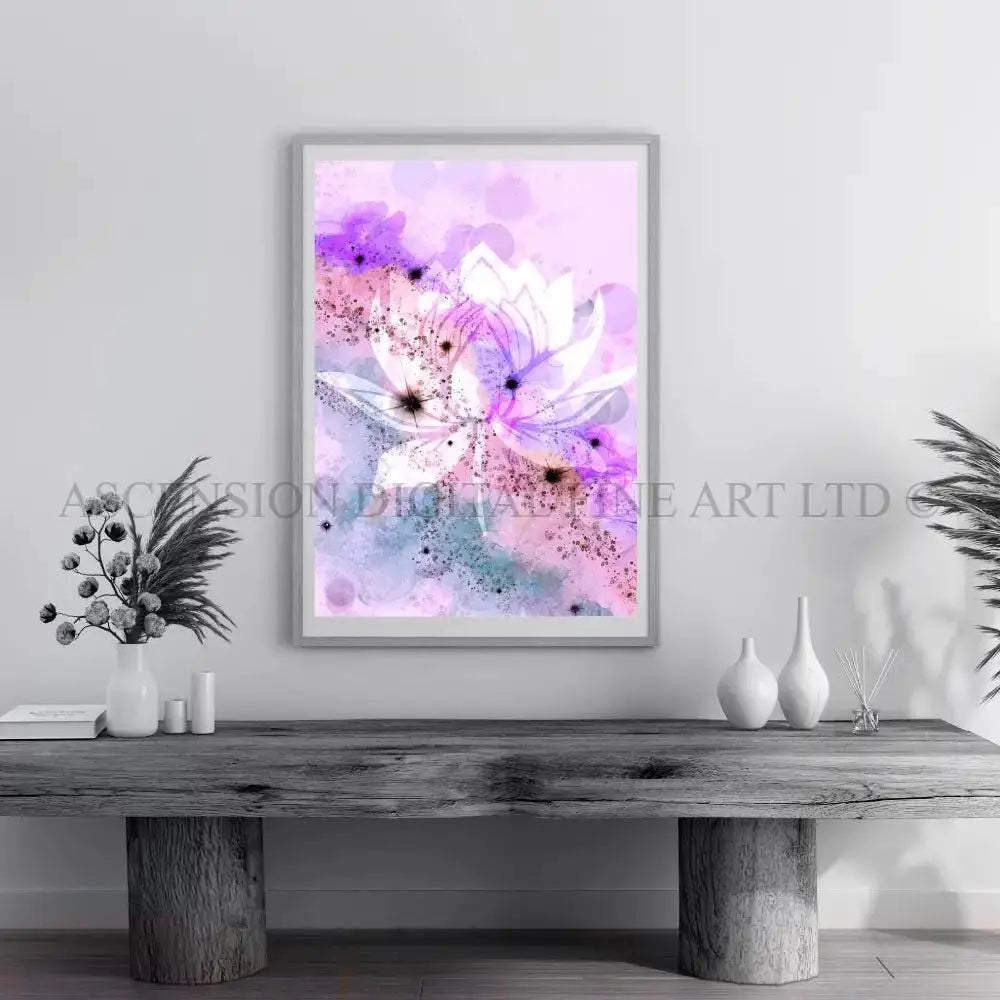 Meditation art print, meditation wall art
