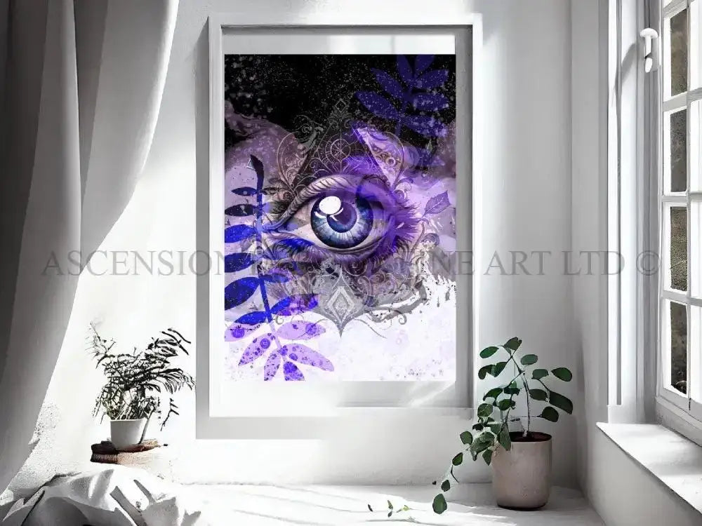 Meditation art print, spiritual wall art