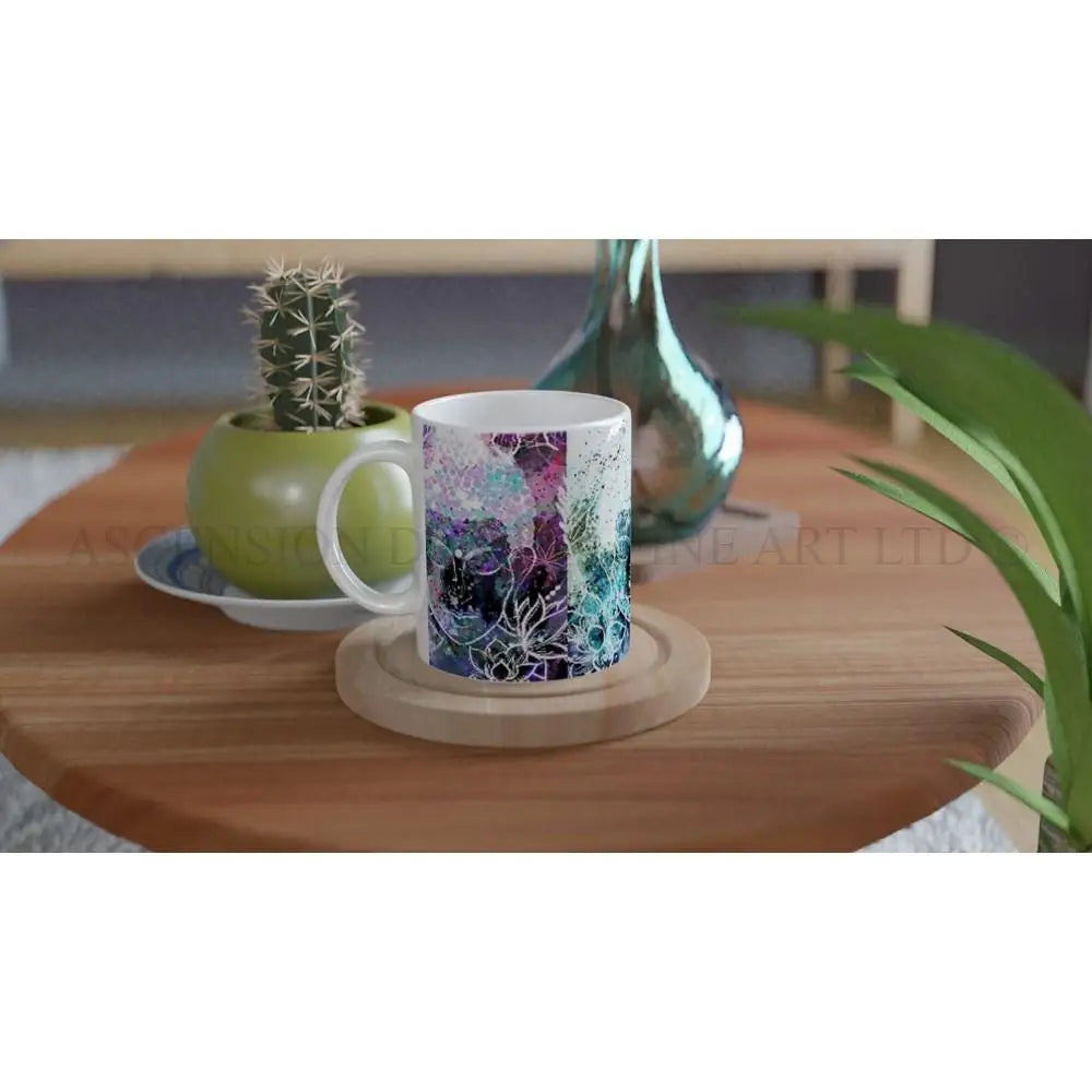 11oz Ceramic Mug Ceramic White