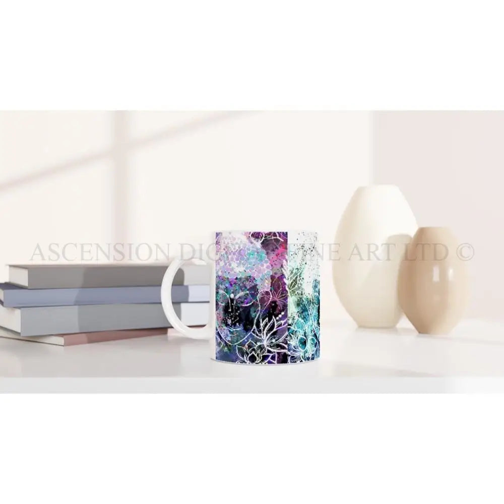 11oz Ceramic Mug Ceramic White