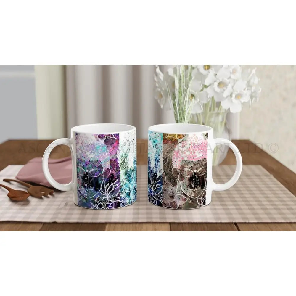 11oz Ceramic Mug Ceramic White