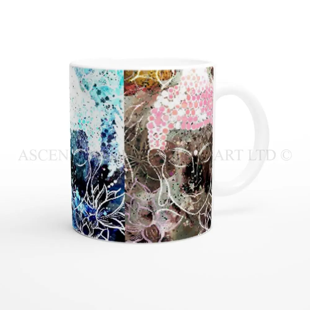 11oz Ceramic Mug Ceramic White