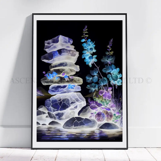 Balancing stones art print | Serenity Wall Art 