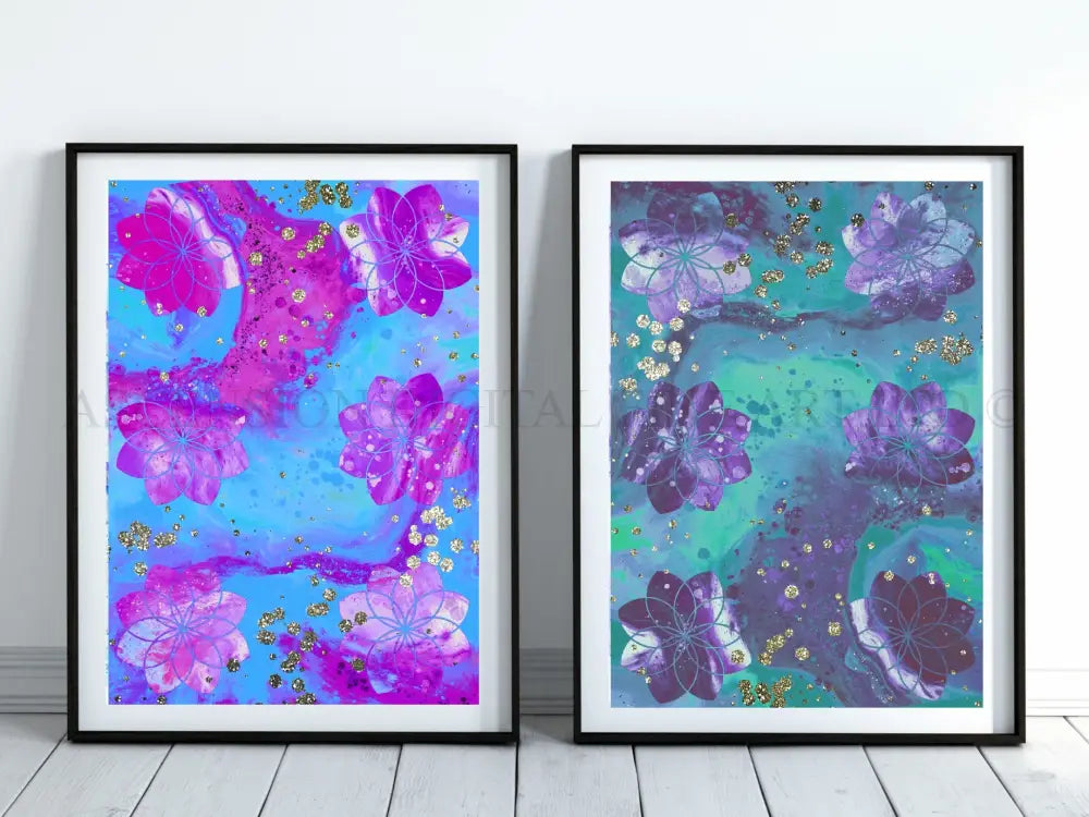 Sacred geometry art print, spiritual wall art