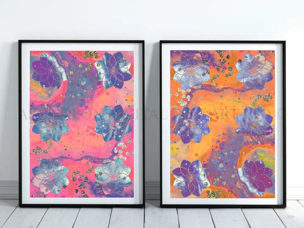 Seed of life art print, spiritual wall art