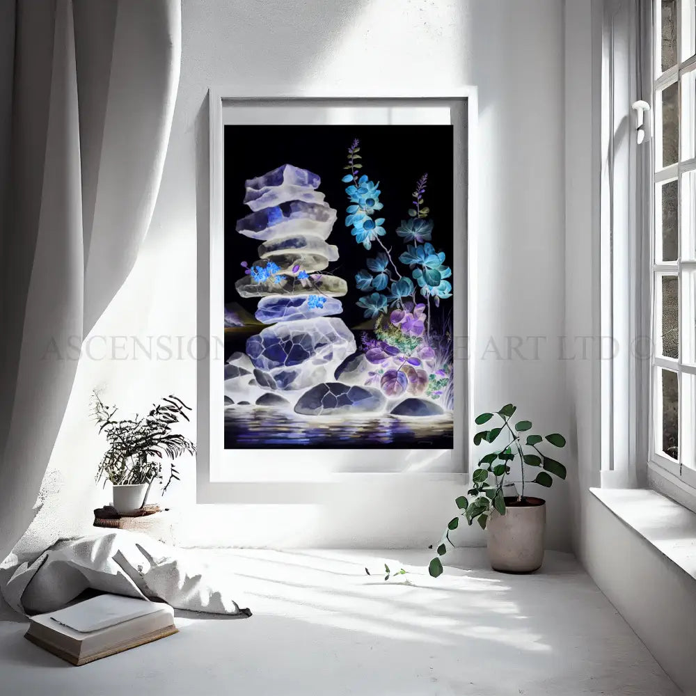 Balancing stones art print | Serenity Wall Art 