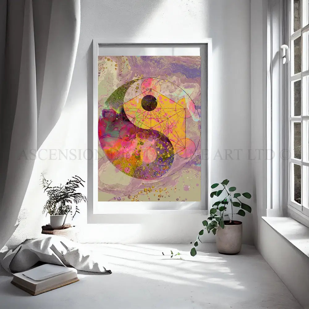 Meditation art print, zen wall art
